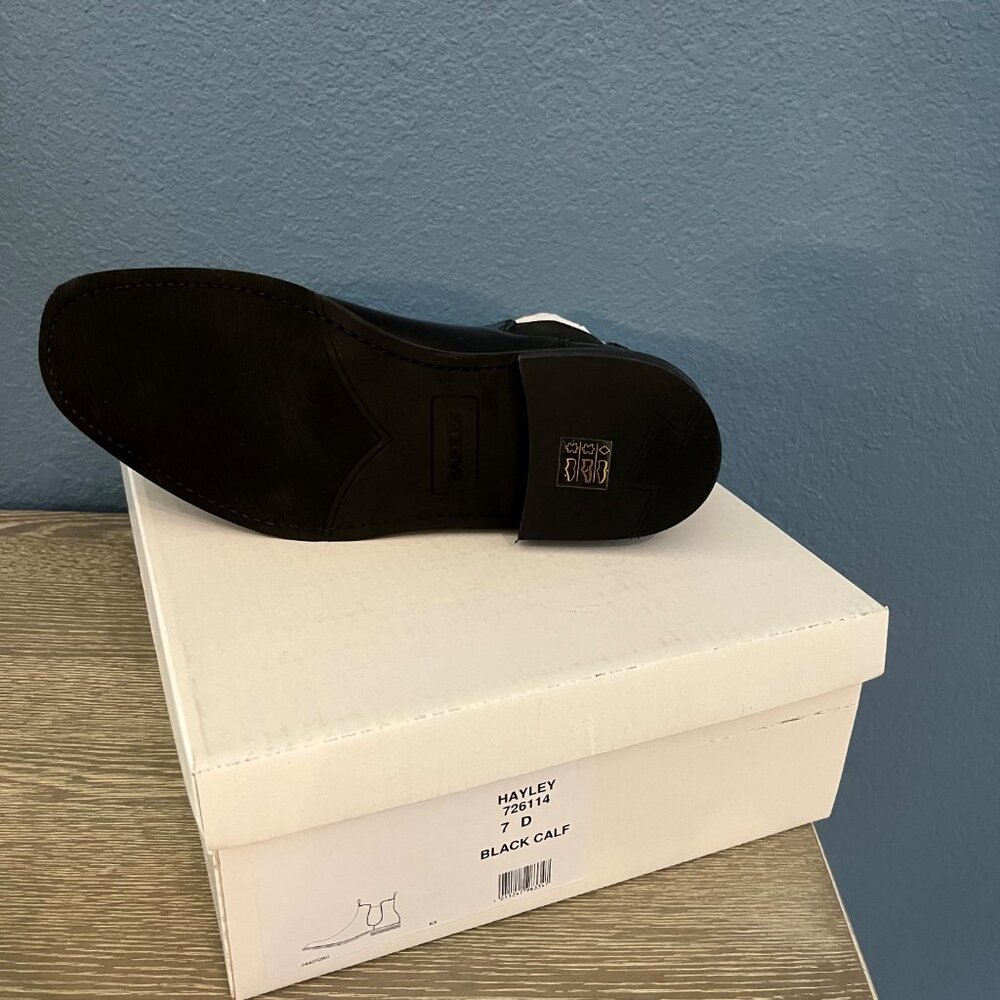 Barker UK Hayley Leather Black Bootie - Never Worn - Picture 3 of 4